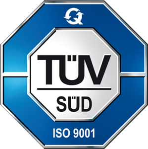 TÜV SÜD ISO 9001 badge